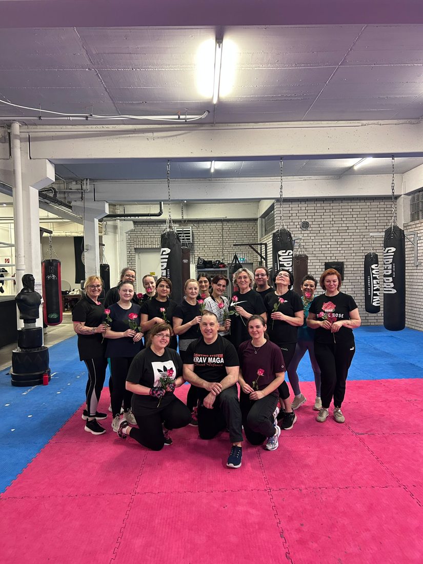 Gruppe Fitness für Frauen im Training